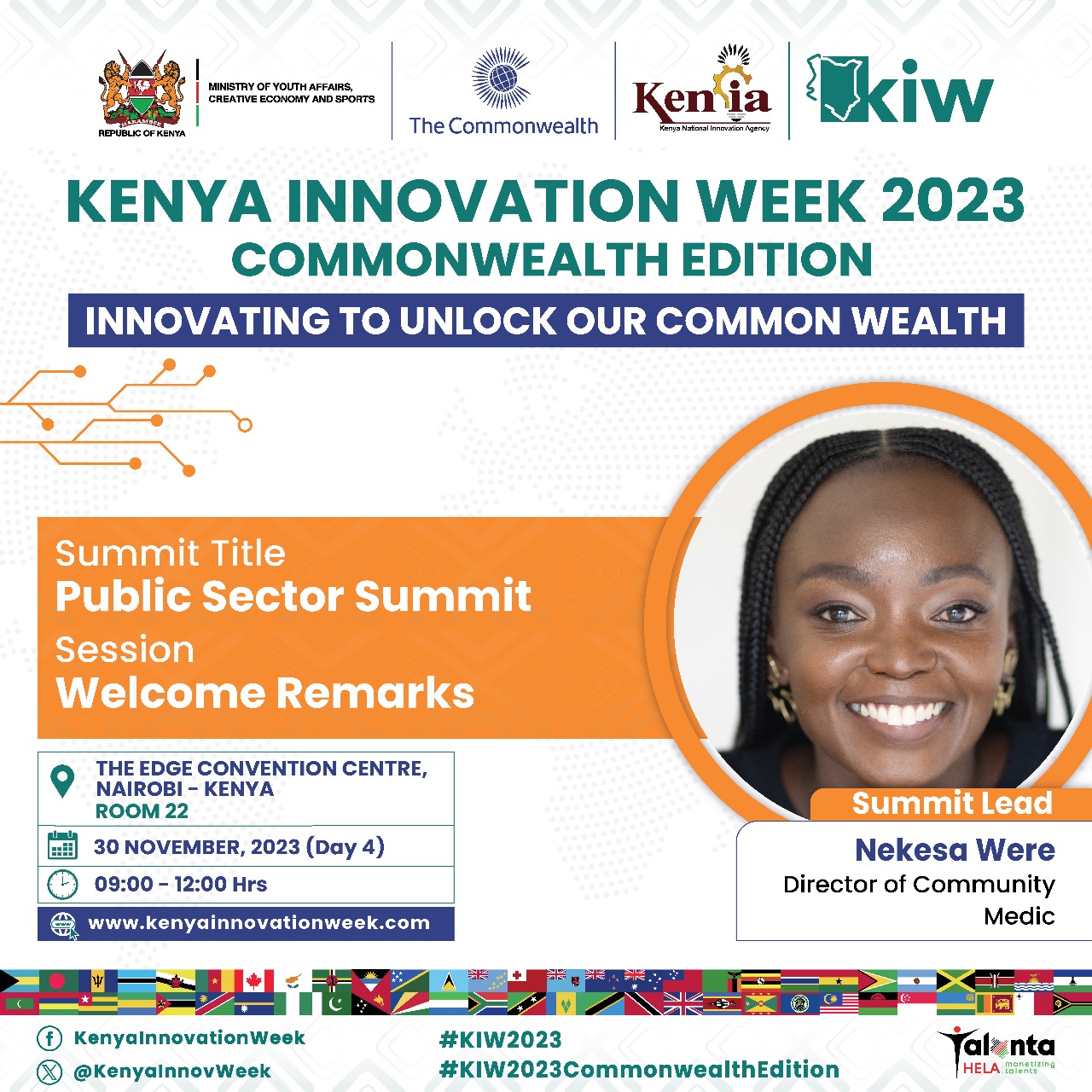 Kenya Innovation Week flyer